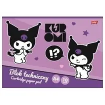 Unipap Blok techniczny A4/10K 190g/m2 Kuromi(10 szt)