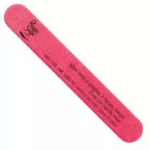 Peggy Sage Pilnik do paznokci dwustronny 180/240 Pink Neon