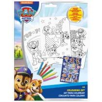 Zestaw do kolorowania z naklejkami Paw Patrol PW20005