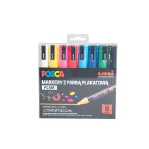 Uni Mitsubishi Pencil Markery PC5-M Posca Uni 8 szt.