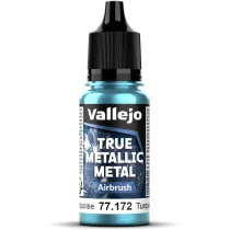 Vallejo: 77.172 - True Metallic Metal - Airbrush - Hydra Turquoise (18 ml)
