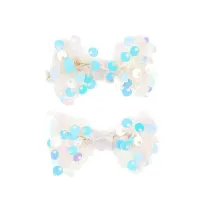 Souza! Klipsy do wosw Tiki kokarda biaa 2 szt.