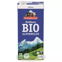 Berchtesgadener Land Mleko alpejskie UHT (min. 1,5 % t�uszczu) 1 l Bio