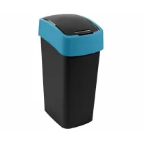 Curver/Keter Curver kosz na mieci flip bin czarny /niebieski 9 l