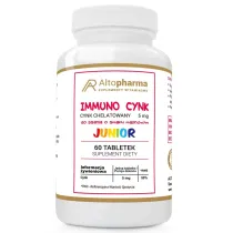 AltoPharma Immuno Cynk Junior tabletki do ssania suplement diety 60 tab.