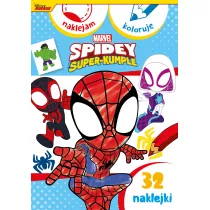 Naklejam i koloruj. Spidey i superkumple. Marvel