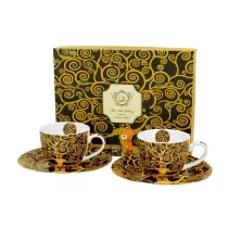 Duo Sp. z o.o. Zestaw filianek espresso Klimt Tree Of Life 2 x 90 ml