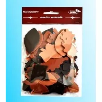 Galeria Hobby Listki tonacja br�zowa 60 szt.