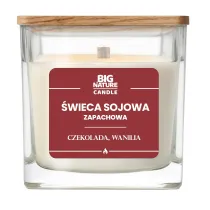 Big Nature wieca sojowa o zapachu Czekolada i Wanilia 220 g
