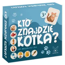 Kto znajdzie KOTKA? Gra obserwacyjna 3+ Kangur