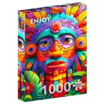 Puzzle 1000 Kolorowy totem Enjoy