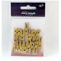 Galeria Hobby Klamerki ozdobne z�ote 25mm