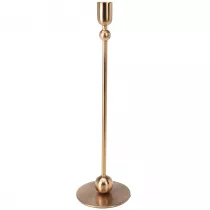 H&S Decoration Nowoczesny wysoki wiecznik w kolorze zota 33 cm