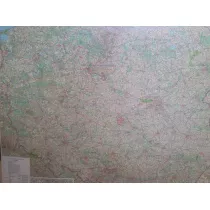 Mapa cienna Polski 1:650000
