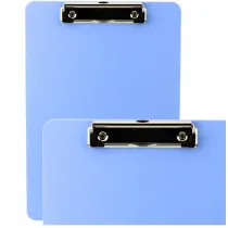 Leantoys Deska z klipem A4 do pisania plastikowa niebieska