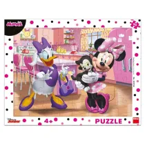 Puzzle ramkowe Myszka Minnie i Daisy 40el Dino Toys