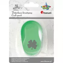 Dziurkacz dekoracyjny 25 mm Koniczyna TITANUM CRAFT-FUN SERIES