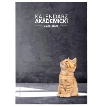 Kalendarz akademicki 2025/2026 A5 tyg. PCV Kot