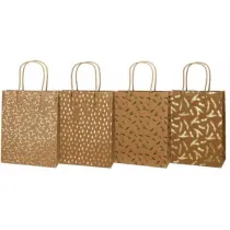 incood. Torba prezentowa 18x23 cm kraft Ga��zki