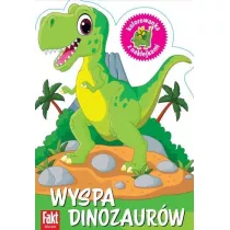 Wyspa dinozaurw. Kolorowanka z naklejkami