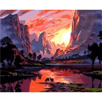 ArtiFly Malowanie po numerach - Sawanna 40x50cm