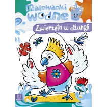 Malowanki wodne. Zwierzta w dungli