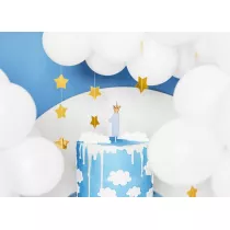 PartyDeco �wieczka urodzinowa 1 jasny niebieski 9.5cm