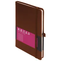 Antra Notes memofix A5 kratka br�zowy
