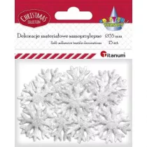 Dekoracje samoprzylepne patki biae niegu