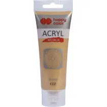 Happy Color Farba akrylowa metalik blade z�oto 75ml