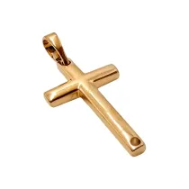 Zawieszka Krzy�yk Poz�acany 23x13mm