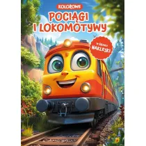 Kolorowe poci�gi i lokomotywy