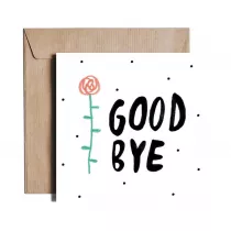 Pieskot Karnet kwadratowy Good Bye AK44