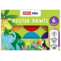 Easy Stationery Farby plakatowe 6 x 20 ml