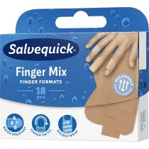 Salvequick Plastry opatrunkowe na palce Finger Mix 18 szt.