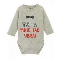 Tata Mnie Tak Ubra. Body Chopice Z Dugim Rkawem 92 Cm Cool Club