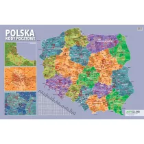 ArtGlob Podkadka na biurko. Kody pocztowe - Polska