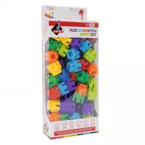 Klocki ma�ych geniuszy �rubki 80 element�w