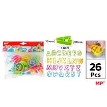 Foremki do plasteliny alfabet Mp Main Paper