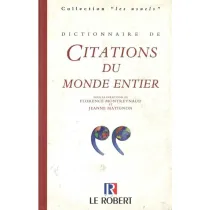 Dictionnaire usuels de citations du monde entier