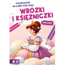 Kolorowanki na cztery pory roku. Wr�ki i ksi�niczki