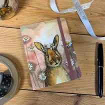 Alex Clark Notatnik z gumk� A6 SCN30 Kr�lik kwiaty