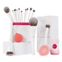 Jessup Zestaw Comprehensive Makeup Tools Kit Brush Cleaning Pad + Beauty Sponge + Brush Towel + 14 Makeup Brushes g�bka do czyszenia p�dzli + g�bka do podk�adu + r�cznik do p�dzli + 14 p�dzli