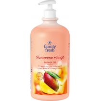 Family Fresh Słoneczne Mango energetyzujący żel pod prysznic z pompką 1 l