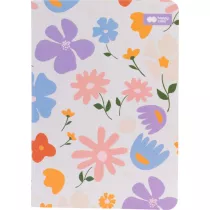 Notes szyty A6/32K kratka Bloom pastel HAPPY COLOR
