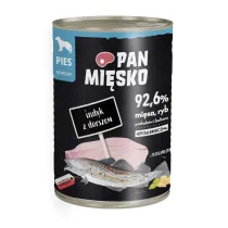 Pan Misko Karma mokra dla psa Indyk z dorszem (dorosy) 400 g
