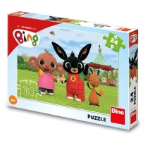 Puzzle Krlik Bing i przyjaciele na lodach 24el Dino Toys