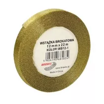 Wstka brokatowa WB12-1 zota 20m x 12mm