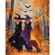 Ideyka Malowanie po numerach - Trzy wed�my w lesie 40x50cm