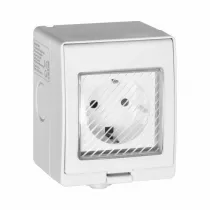 Orno Tuya gniazdo natynkowe ip55 smart wi-fi schuko